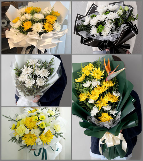 广东广州市花都区梯面镇横坑村白事花束代送